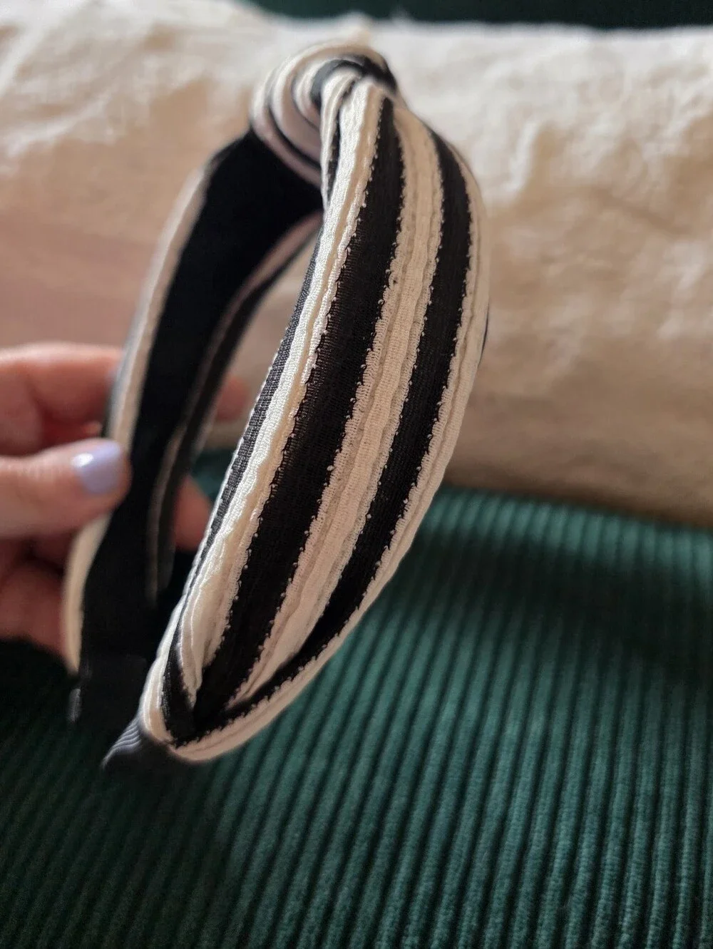 Universal Threads Striped Knotted Headband NWT